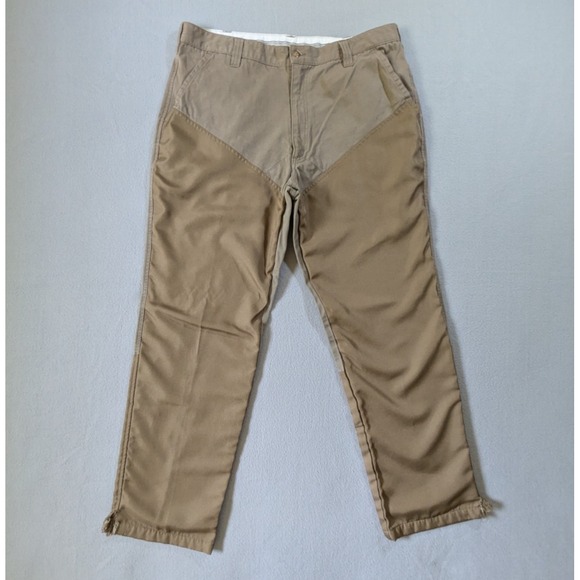 RedHead Field Pants Mens 38x32 (tag 40x32) Gray Tan Brush Guard Hunting Gear - Picture 1 of 13